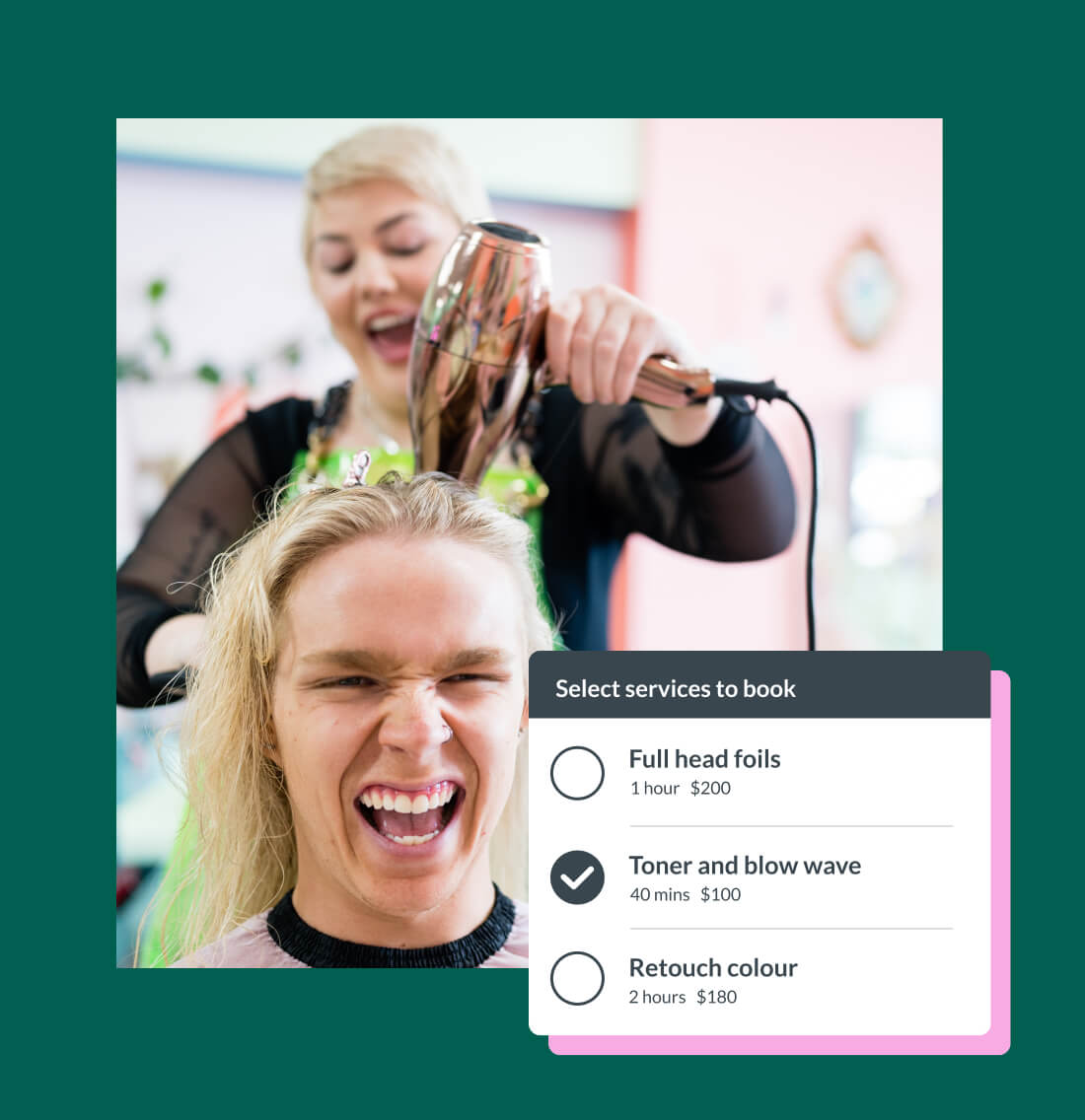 Timely booking software